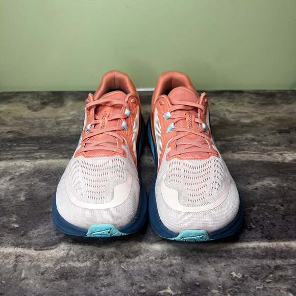 Altra Women's Athletic Shoes in Coral and Navy - Picture 2 of 6